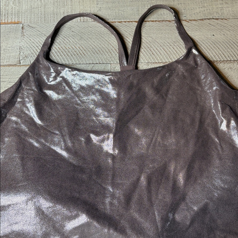 Old Navy Active Metallic Bronze Sports Bra 4X - Picture 4 of 15